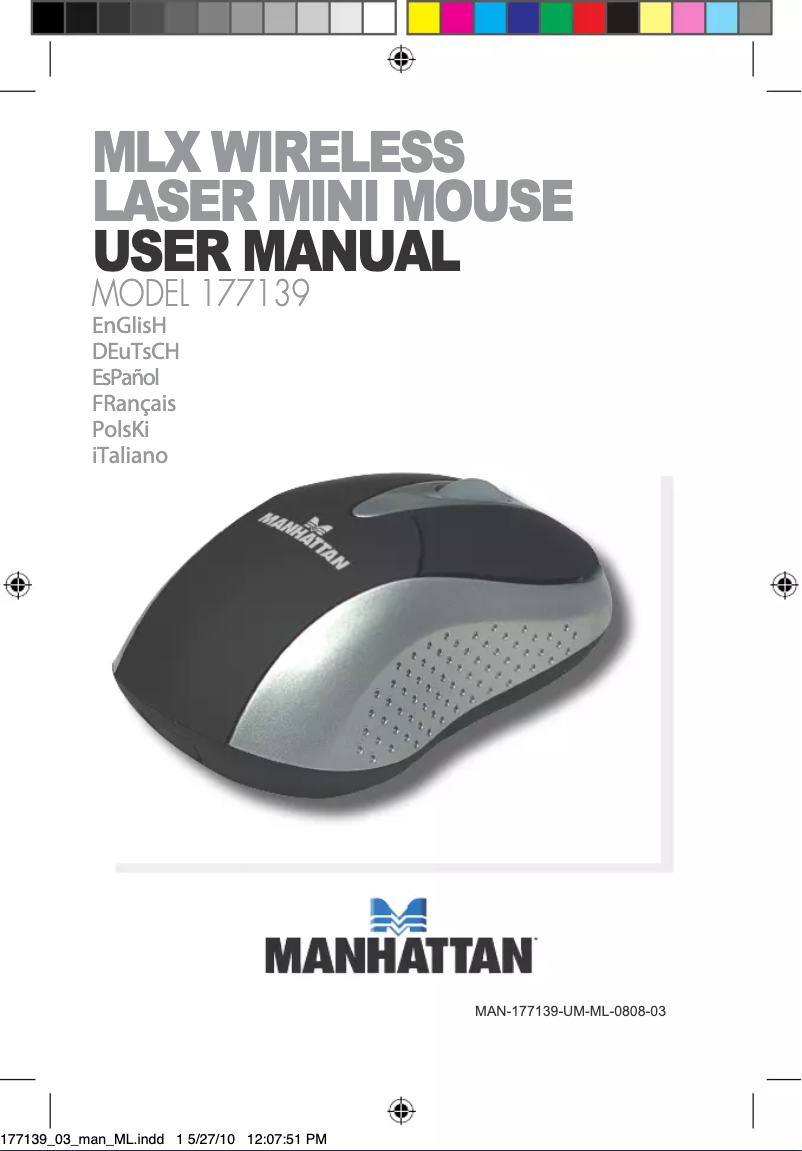 Page 1 de la notice Manuel utilisateur Manhattan MLX 177139