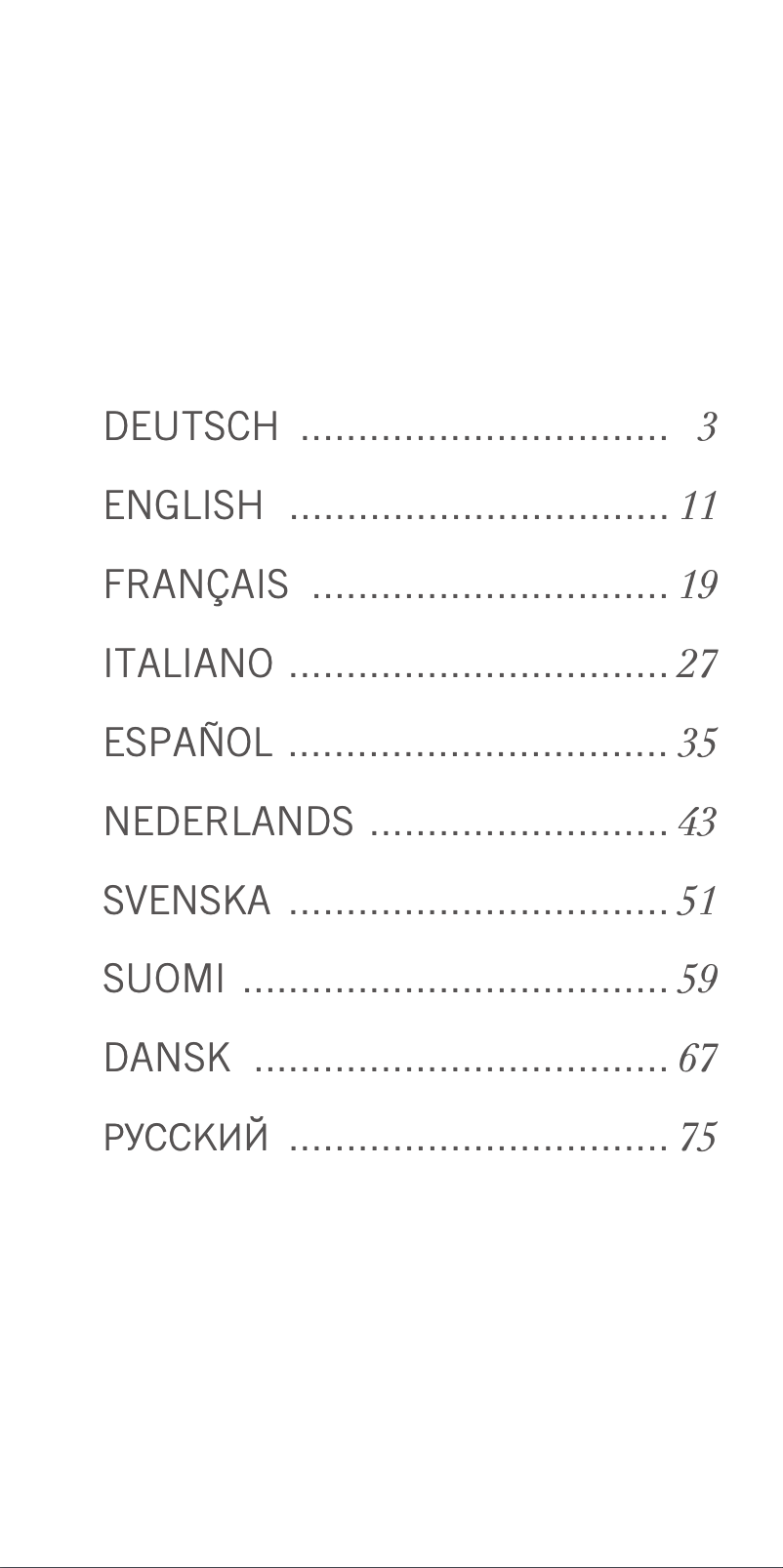 Image de la première page du manuel de l'appareil CL Pocket