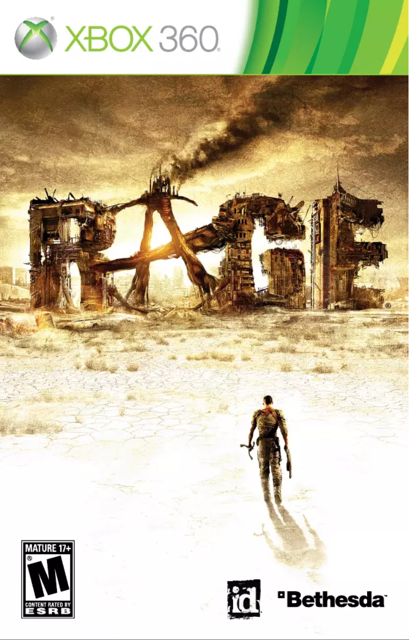 Image de la première page du manuel de l'appareil Rage (Xbox 360)