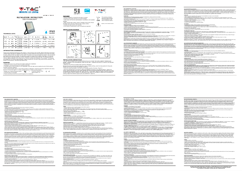 First page image of the manual for VT-37S