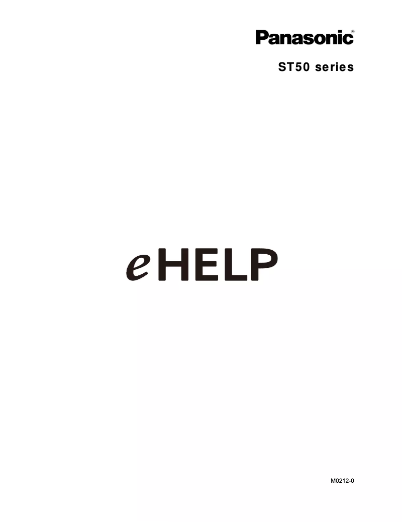 Página 1 del manual Manual de usuario Panasonic Viera TC-P60ST50