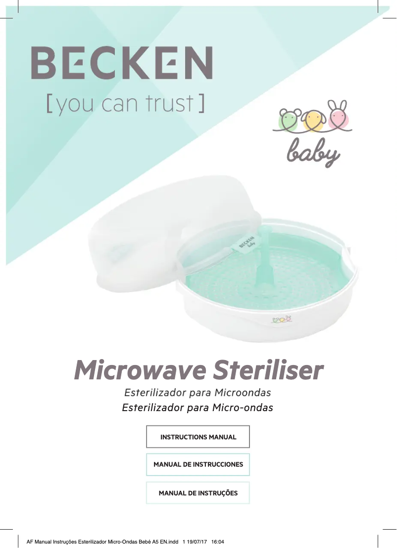 Page 1 de la notice Manuel utilisateur Becken BMS-3016