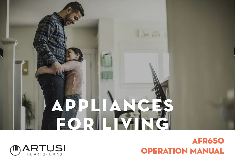 Image de la première page du manuel de l'appareil AFR650W