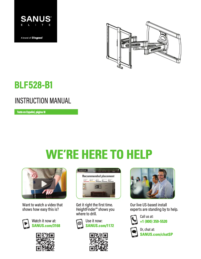 Image de la première page du manuel de l'appareil BLF528