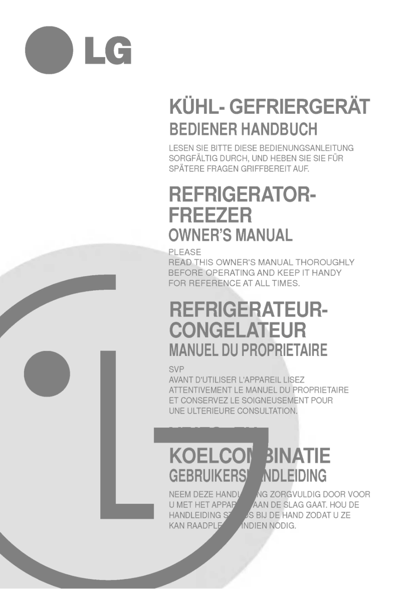 Page 1 de la notice Manuel utilisateur LG GR-652JLPK