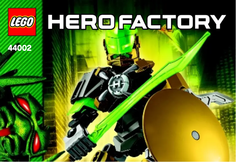 Page n°1 - Manuel utilisateur Lego Hero Factory 44002