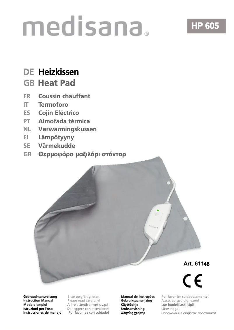 Image de la première page du manuel de l'appareil HP 605