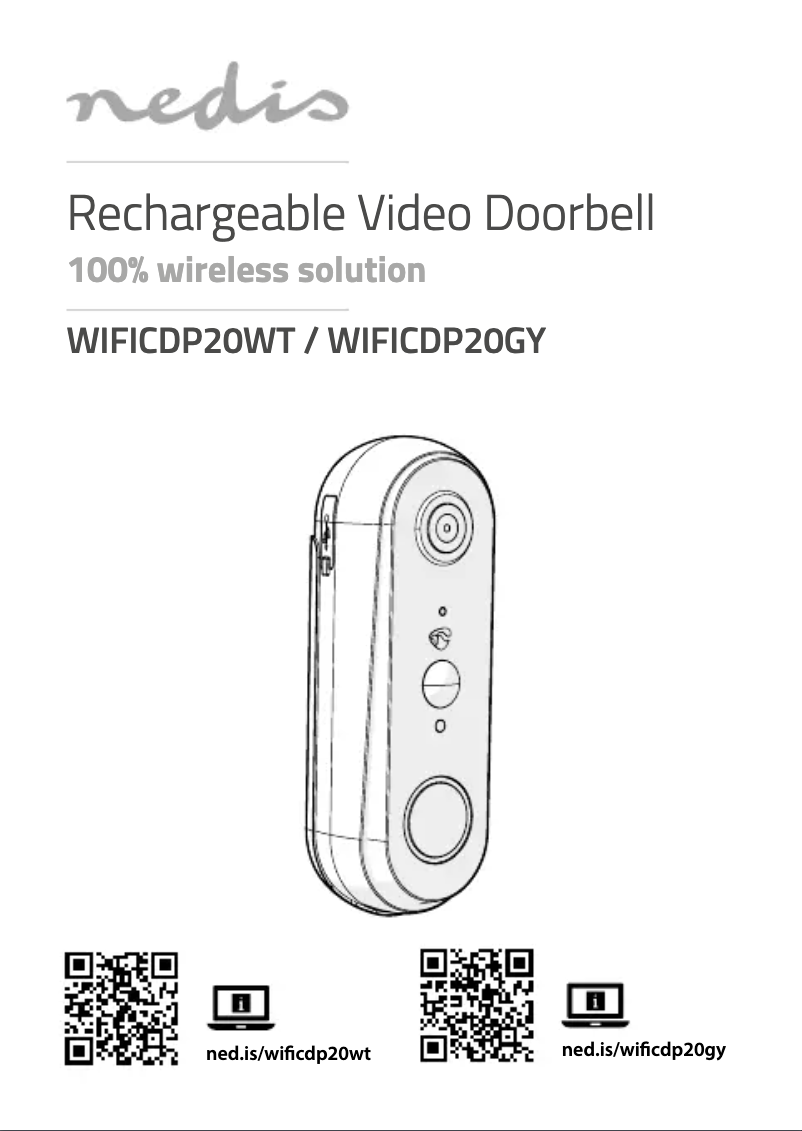 Page n°1 - Manuel utilisateur Nedis WIFICDP20GY