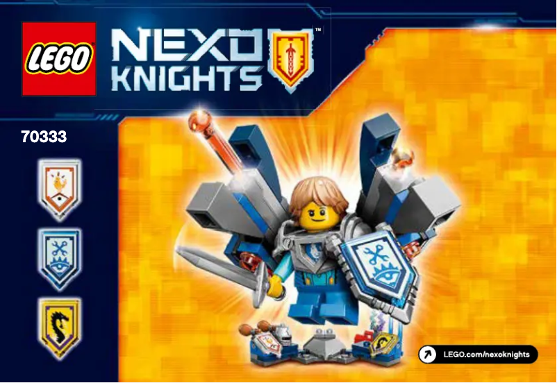 Page 1 of the manual User Manual Lego Nexo Knights 70333