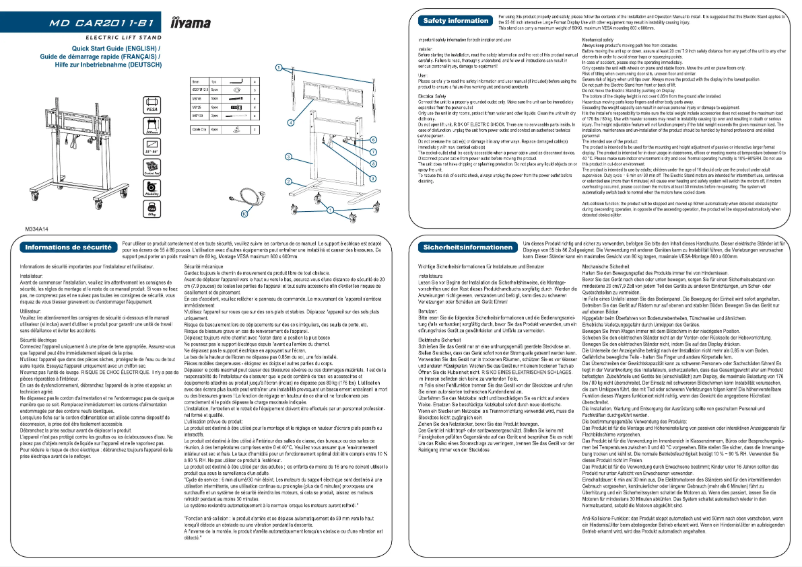 Página 1 del manual Manual de usuario Iiyama MD CAR2011-B1