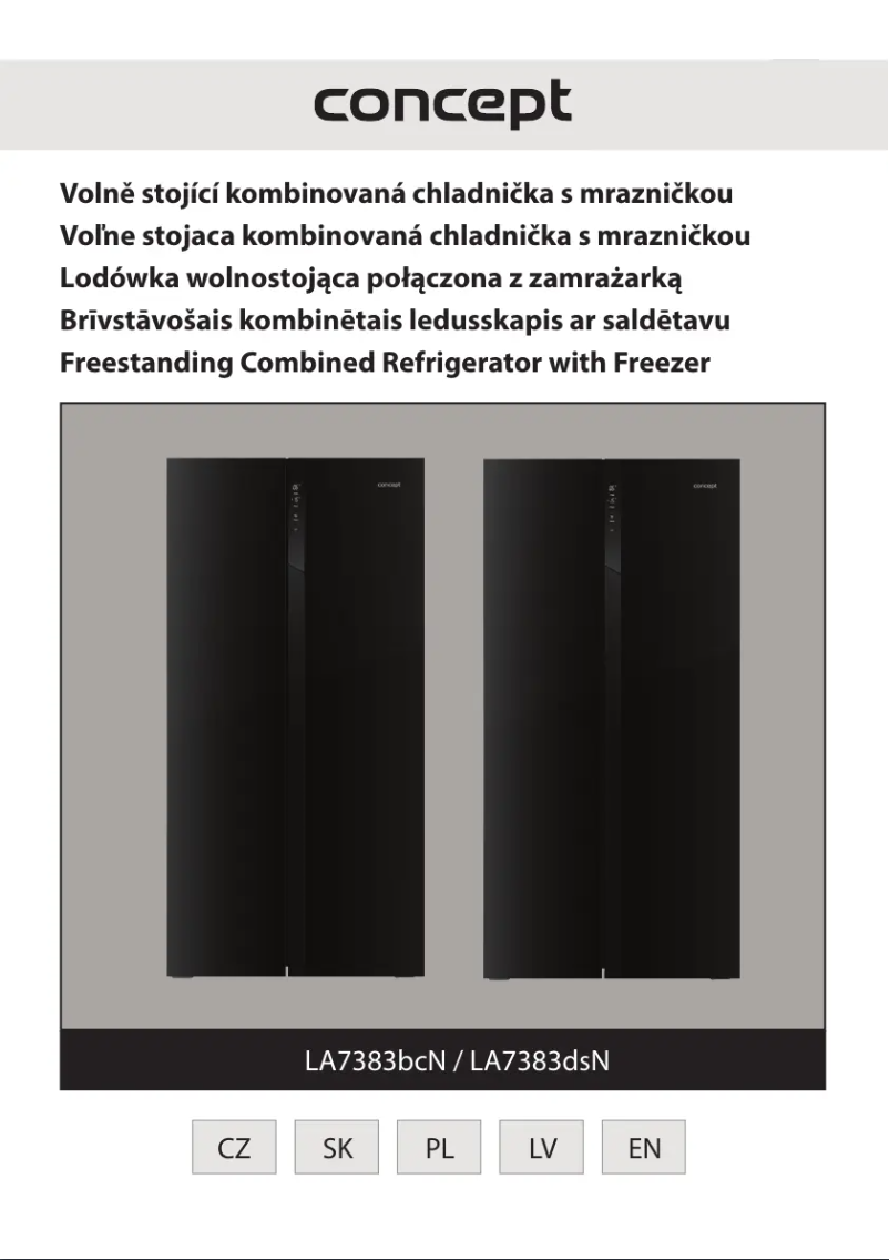 Page 1 de la notice Manuel utilisateur Concept LA7383dsN