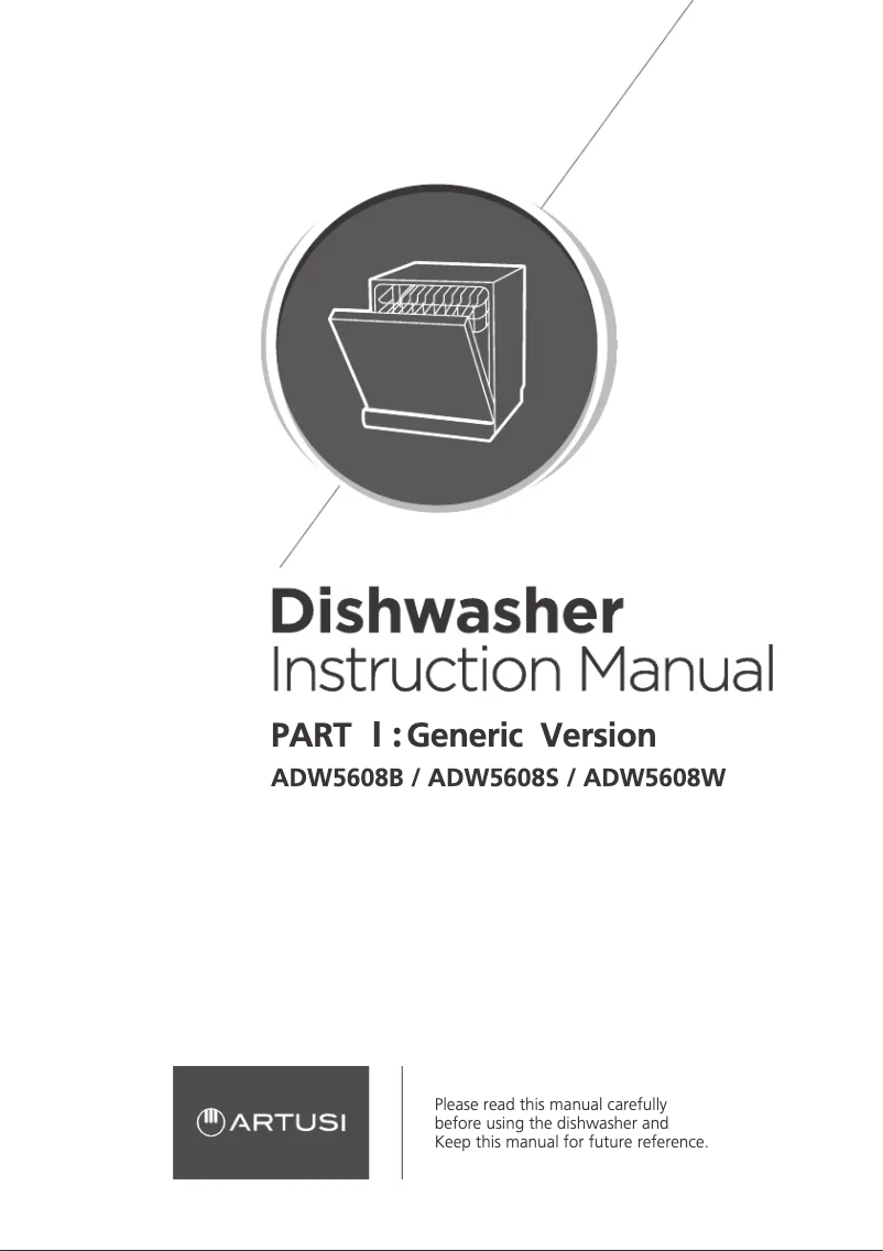 Image de la première page du manuel de l'appareil ADW5608