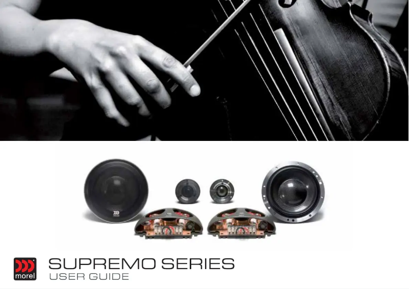 Página 1 del manual Manual de usuario Morel Supremo MW6