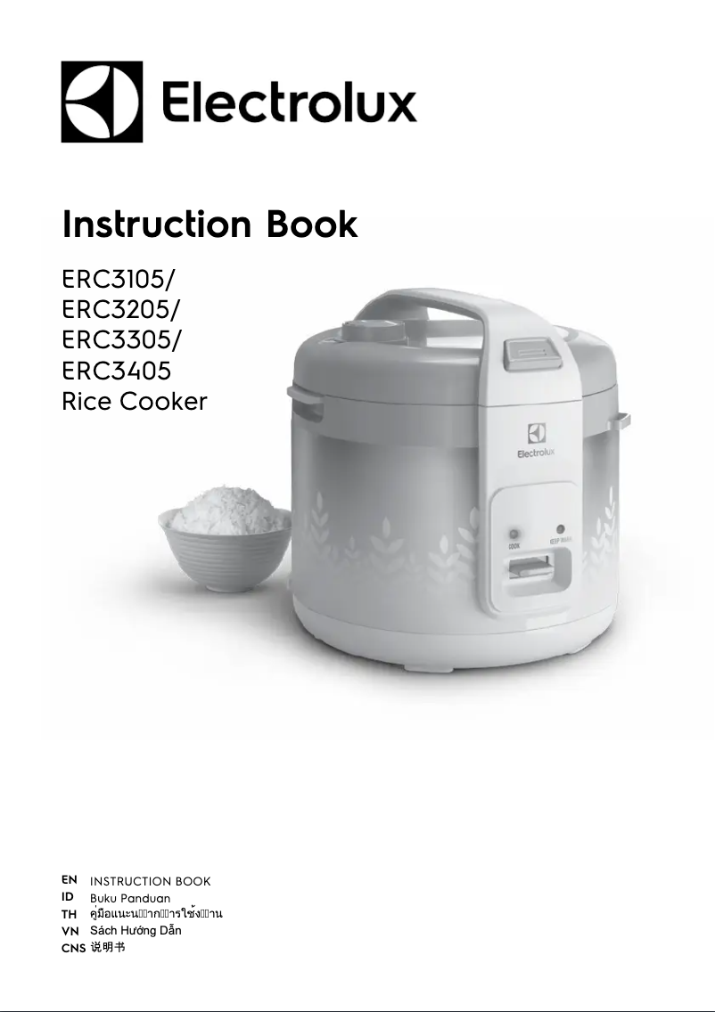 Page 1 de la notice Manuel utilisateur Electrolux ERC3305