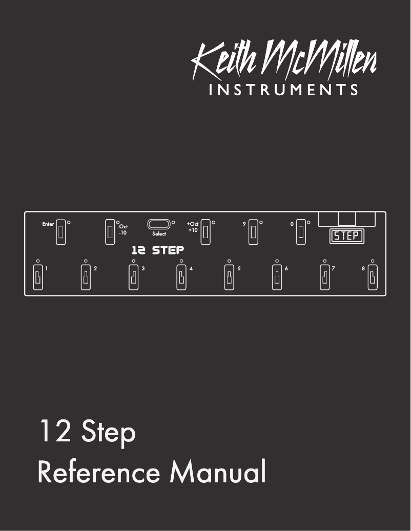 Image de la première page du manuel de l'appareil 12 Step