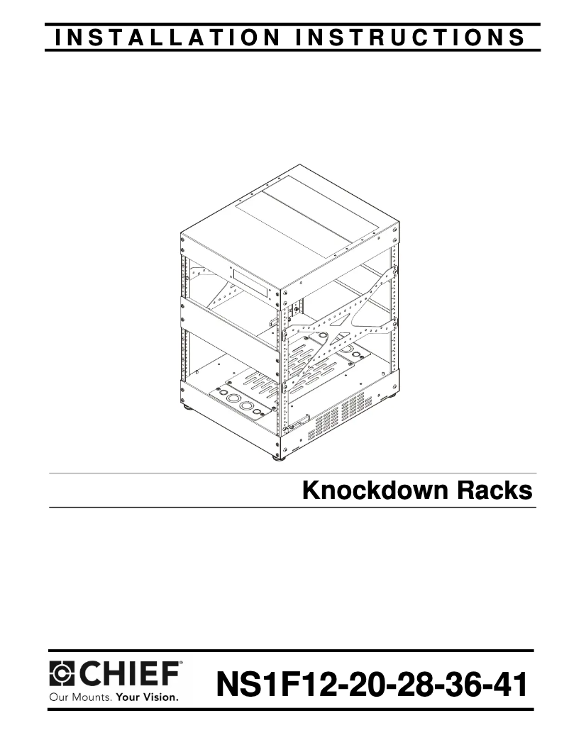 Page 1 de la notice Manuel utilisateur Chief NS1F2023