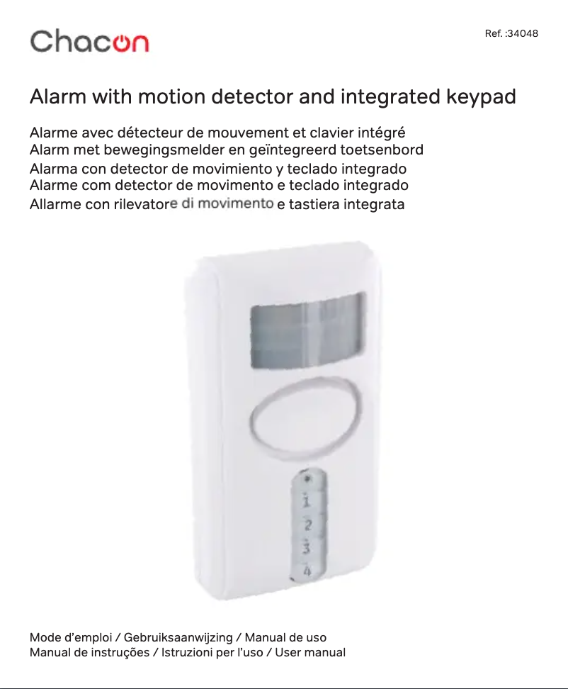 Image de la première page du manuel de l'appareil 34048