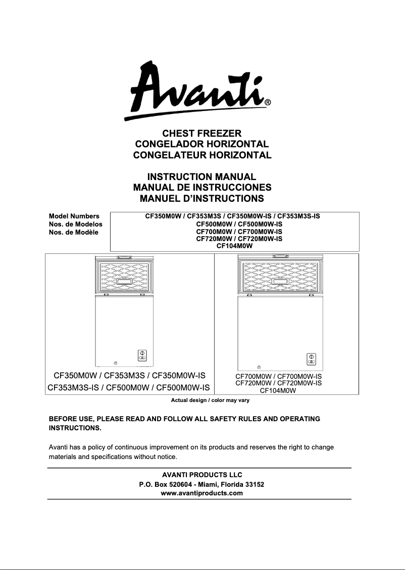 Image de la première page du manuel de l'appareil MCCF7WI