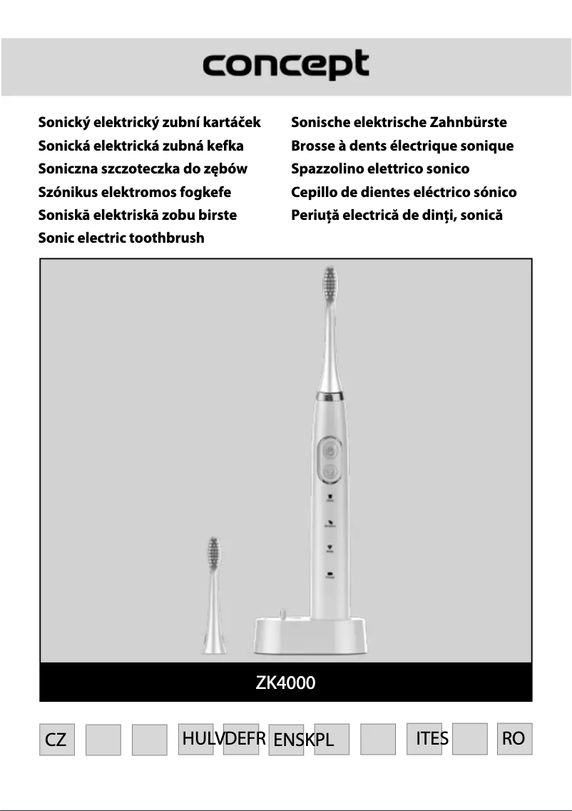 Page 1 de la notice Manuel utilisateur Concept Perfect Smile ZK4000
