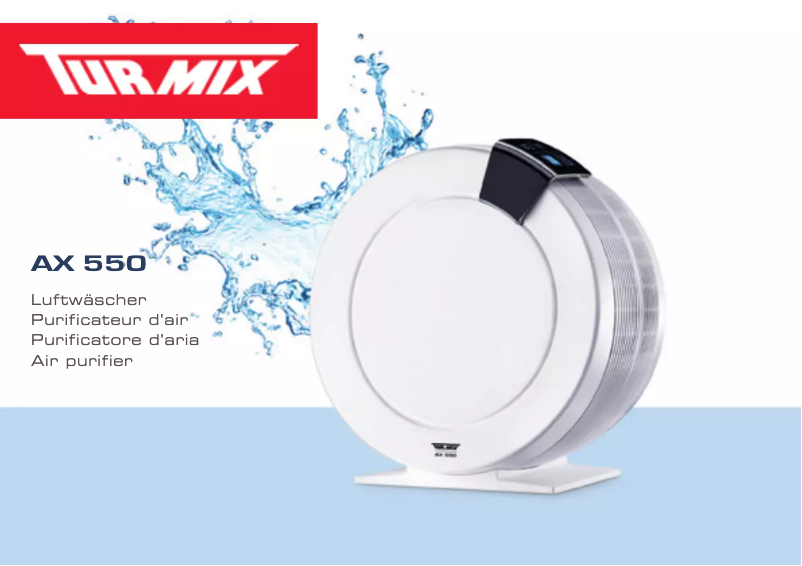 Página 1 del manual Manual de usuario Turmix AX 550