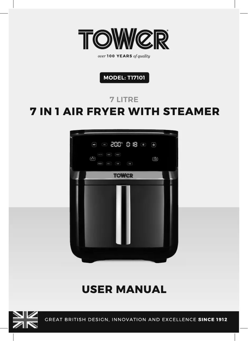 Image de la première page du manuel de l'appareil VORTX T17101