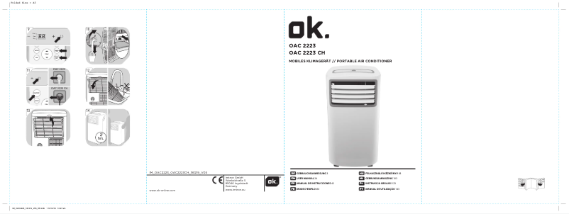 Page 1 de la notice Manuel utilisateur OK OAC 2223 CH