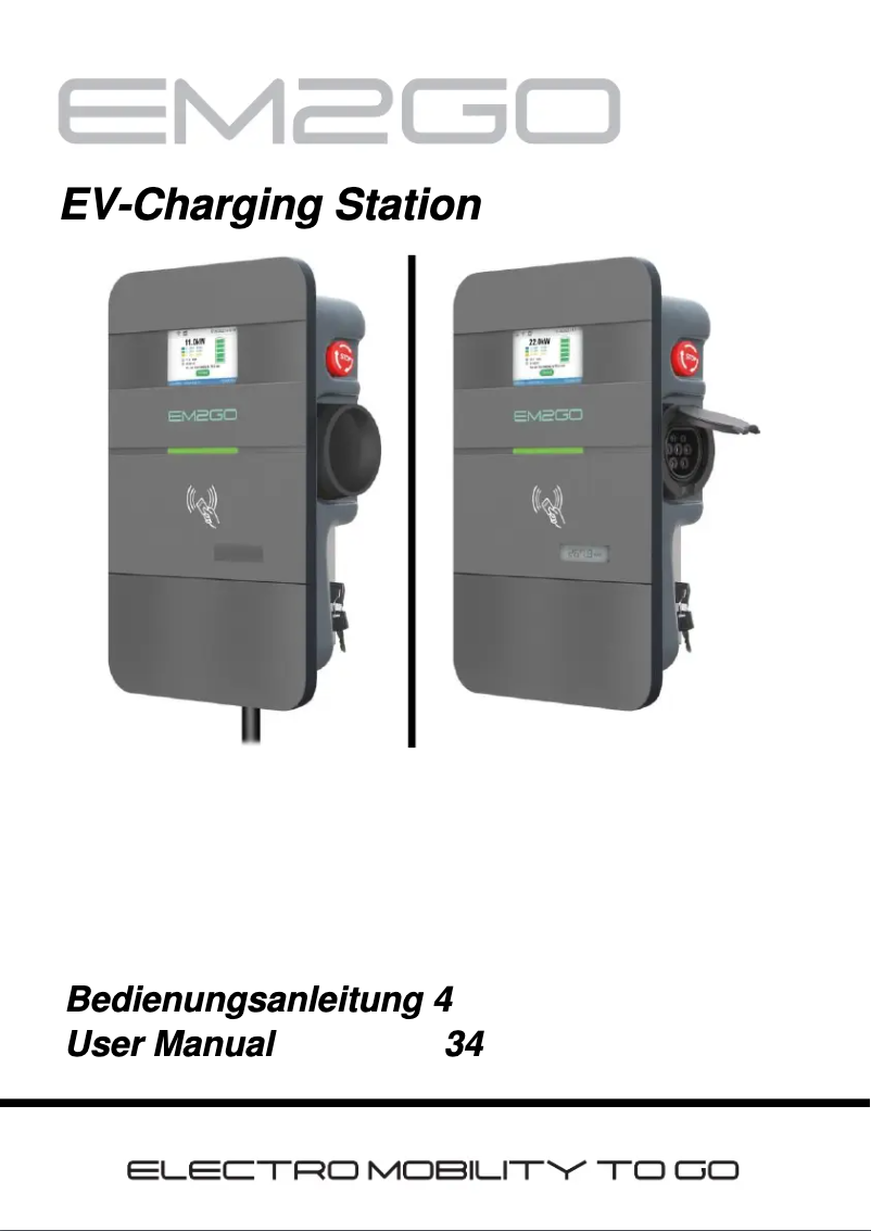 Page n°1 - Manuel utilisateur EM2GO EMN011AC1BAB
