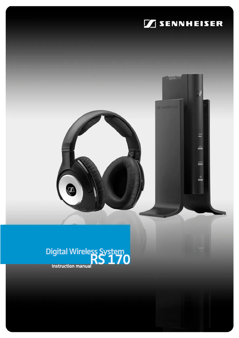 Page n°1 - Manuel utilisateur Sennheiser HDR 170