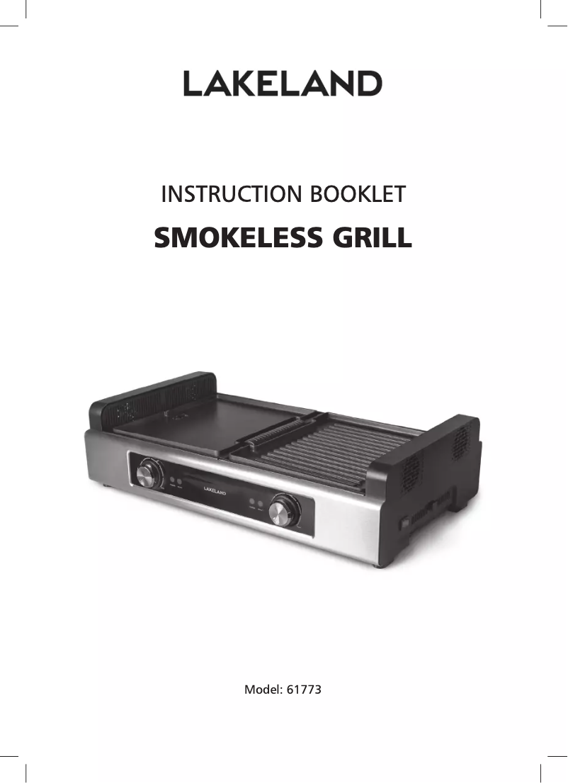 Image de la première page du manuel de l'appareil 61773