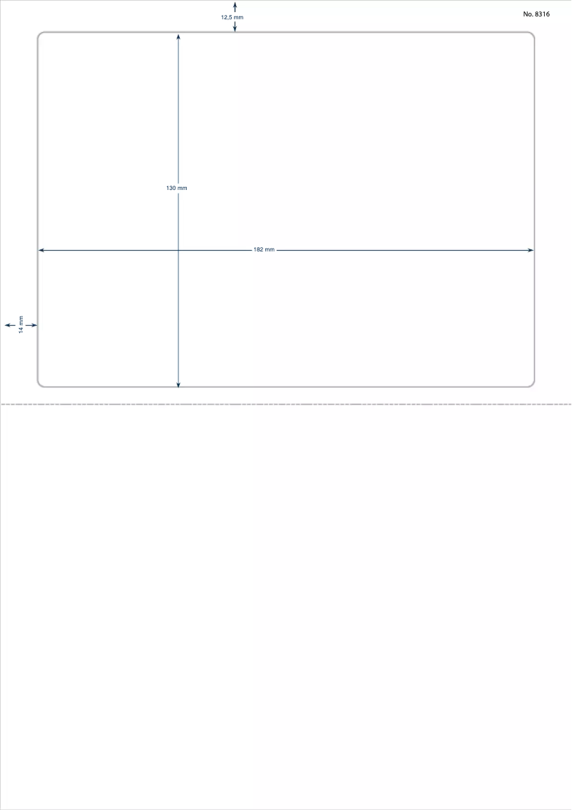 Page 1 de la notice Manuel utilisateur Herma 8316