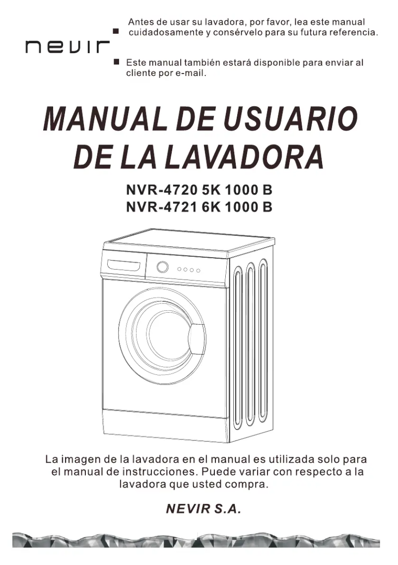 Page n°1 - Manuel utilisateur Nevir NVR-4720-5K 1000B