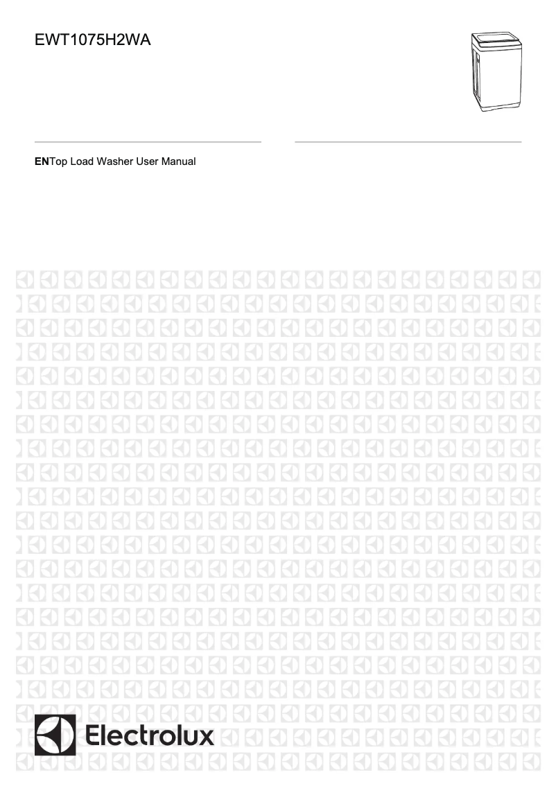 Page n°1 - Manuel utilisateur Electrolux EWT1075H2WA
