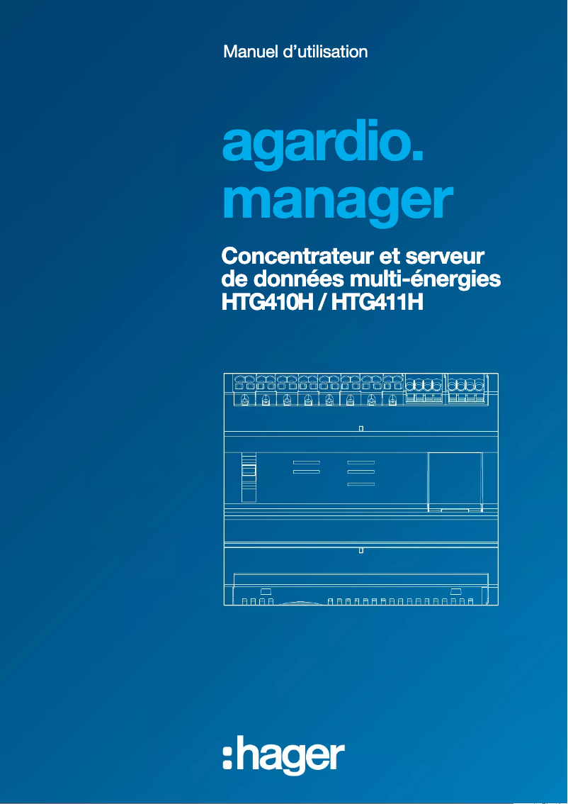 Page n°1 - Guide d'installation Hager HTG411H