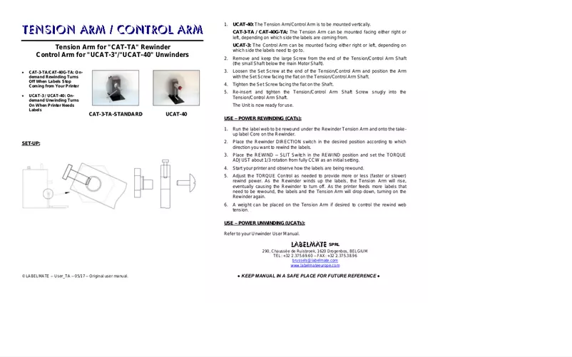 Image de la première page du manuel de l'appareil CAT-3-ACH