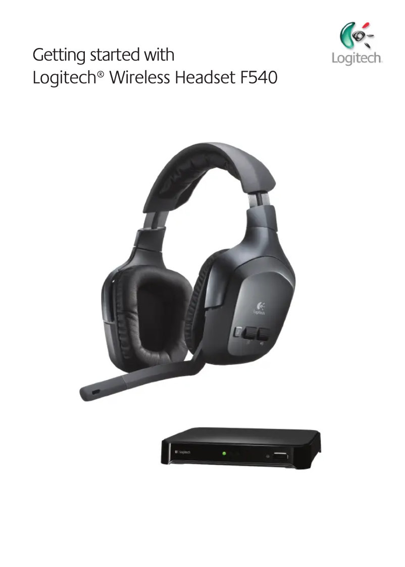 Page n°1 - Manuel utilisateur Logitech F540 Wireless