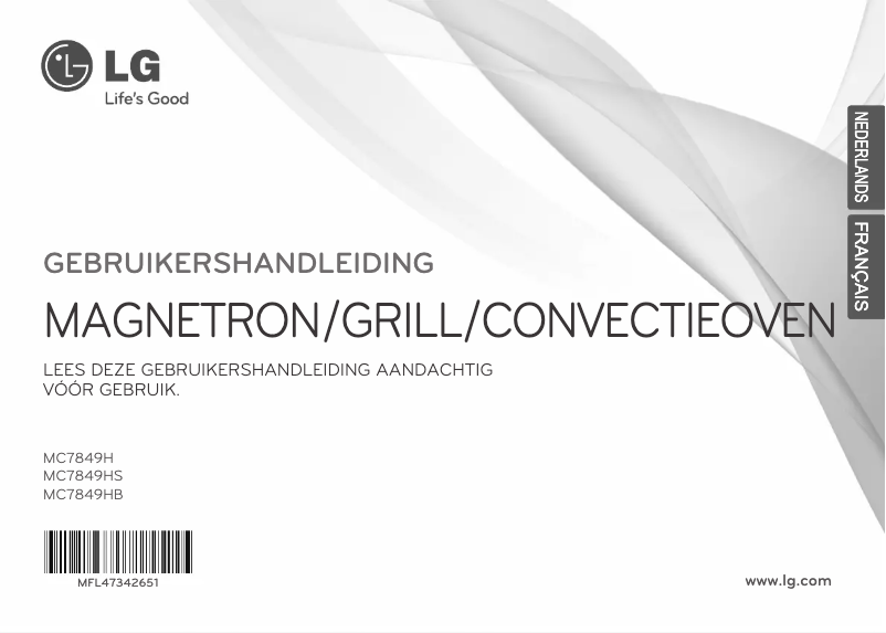 Image de la première page du manuel de l'appareil MC7849H