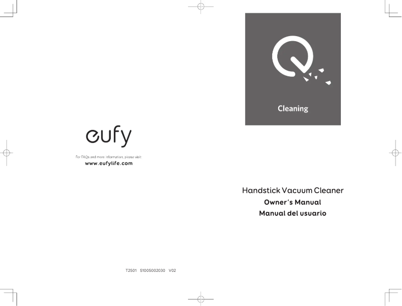 Page n°1 - Manuel utilisateur Eufy HomeVac S11 Reach