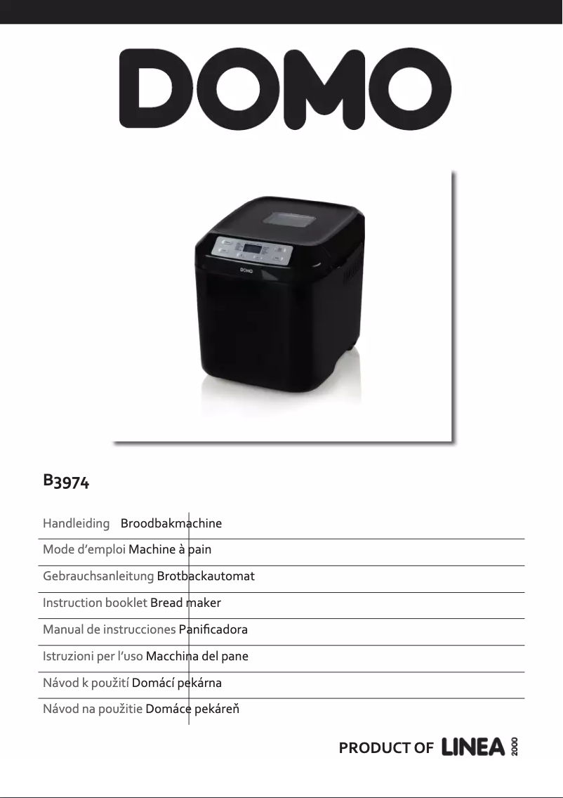 Page 1 de la notice Manuel utilisateur Domo B3974