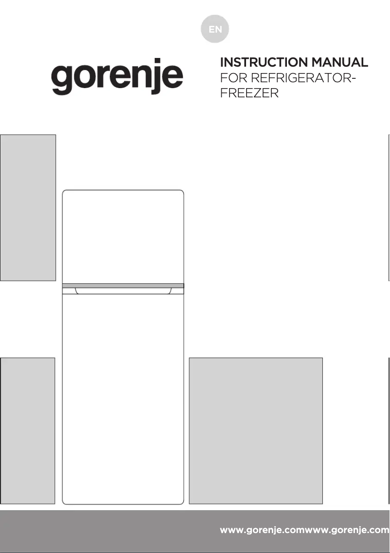 Page n°1 - Manuel utilisateur Gorenje RF414EPS4