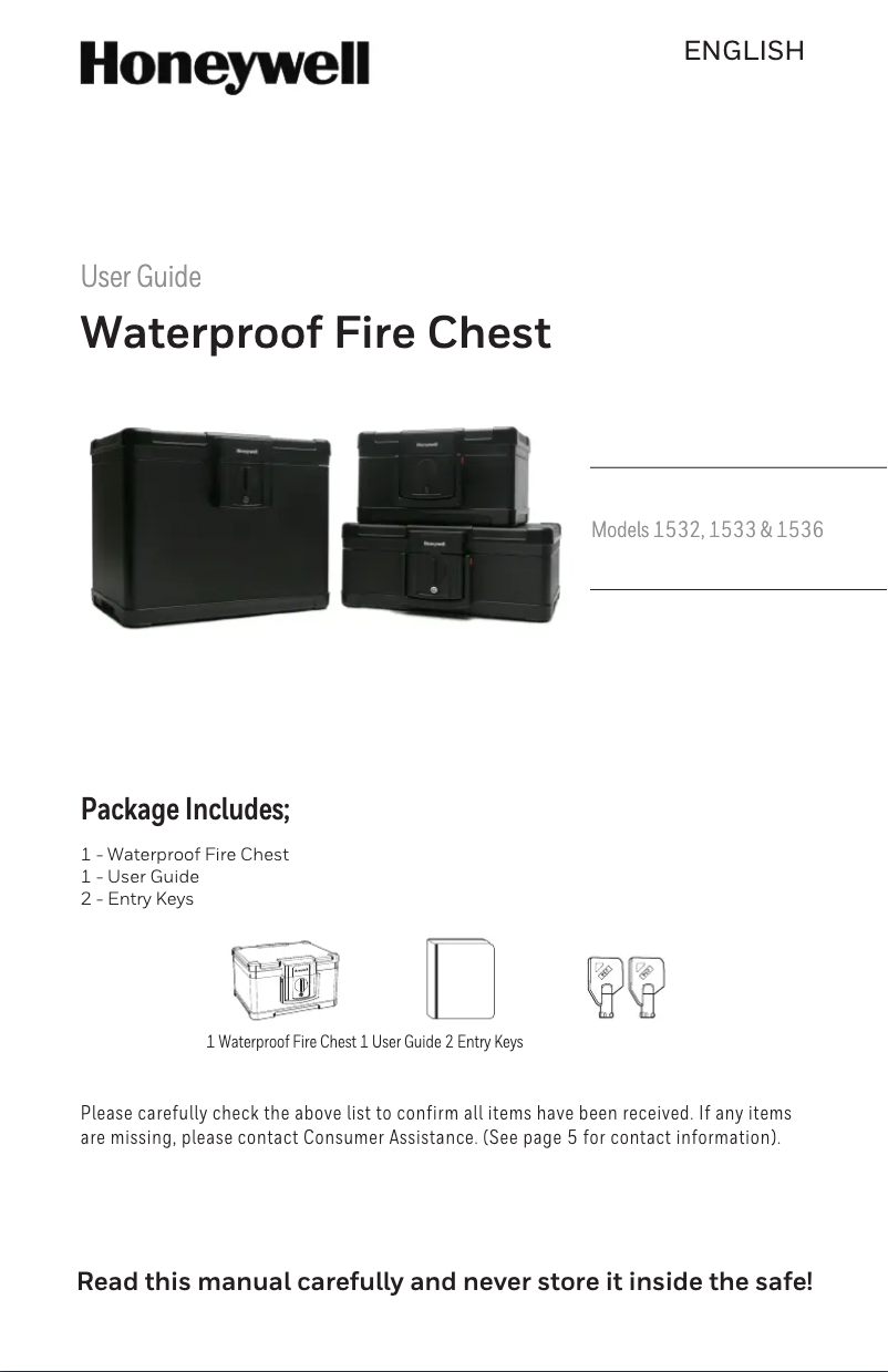 Image de la première page du manuel de l'appareil 1533