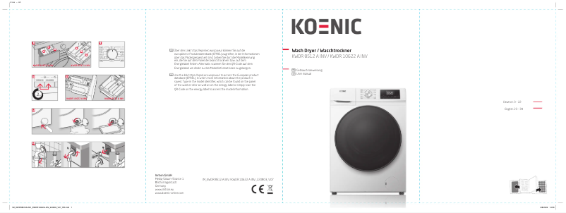 Page 1 of the manual User Manual Koenic KWDR 8512 A INV