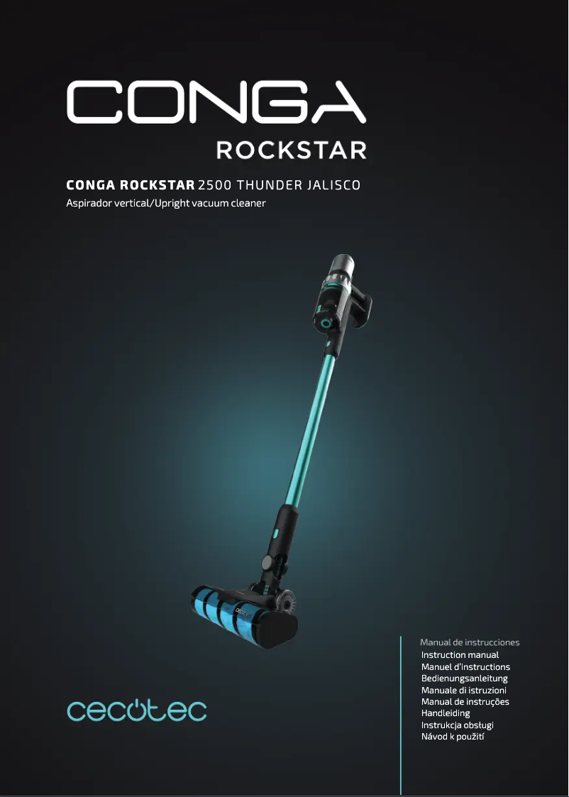 Page 1 de la notice Manuel utilisateur Cecotec Conga Rockstar 2500 Thunder Jalisco