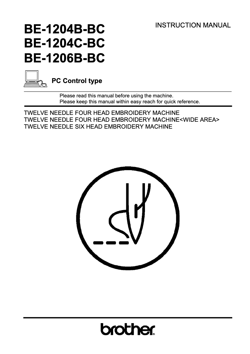 Page 1 de la notice Manuel utilisateur Brother BE-1204C-BC