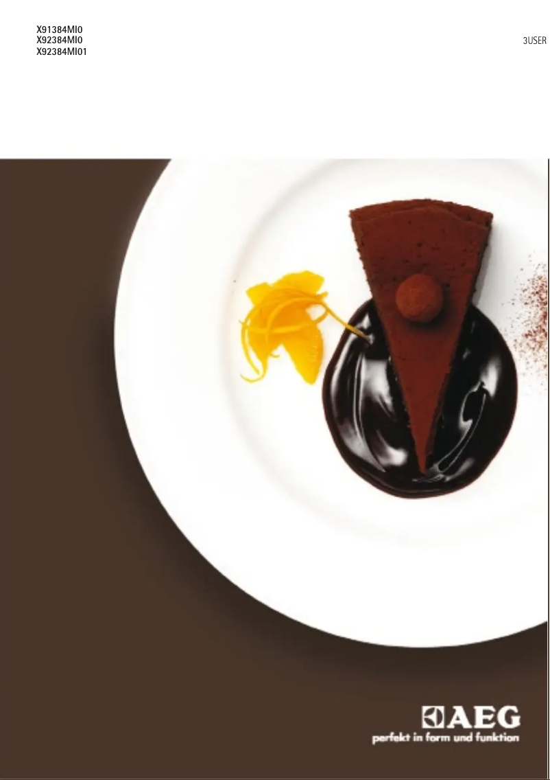 Página 1 del manual Manual de usuario AEG X92384MI0