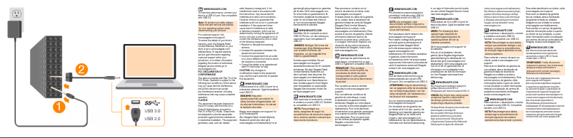 Page 1 de la notice Mode d'emploi Seagate Expansion STEB10000400