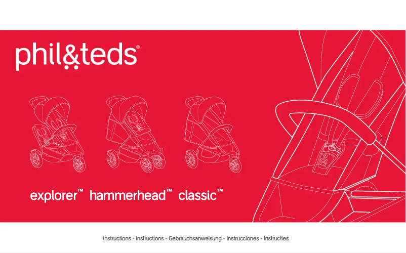 Page 1 de la notice Manuel utilisateur Phil & Teds hammerhead