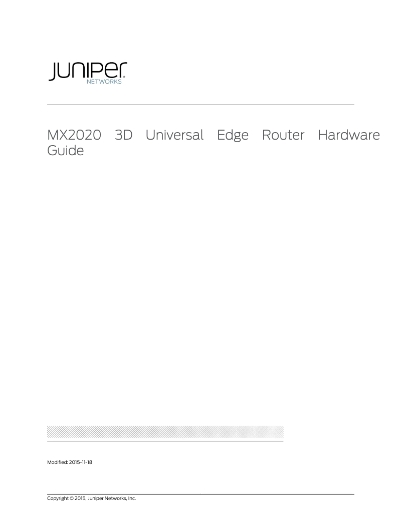 Image de la première page du manuel de l'appareil MX2020