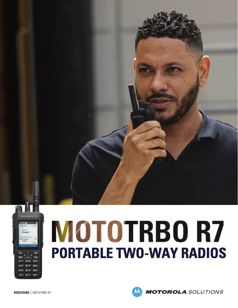 Page n°1 - Brochure Motorola MOTOTRBO R7