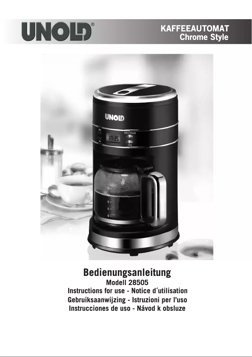 Image de la première page du manuel de l'appareil 28505