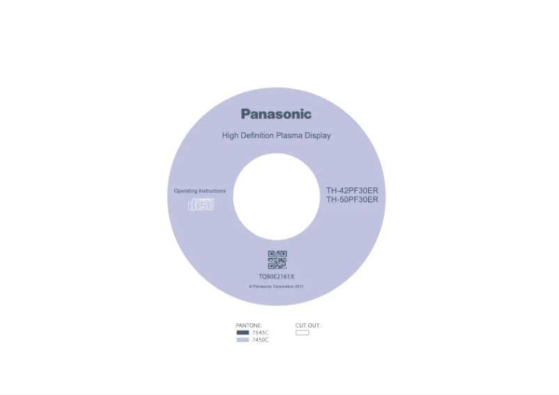 Page 1 de la notice Manuel utilisateur Panasonic TX-50PF30ER